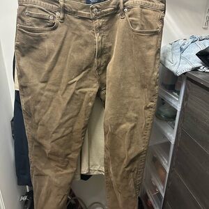 Abercrombie & Fitch Tan Corduroy Pants (Brown) 38/32